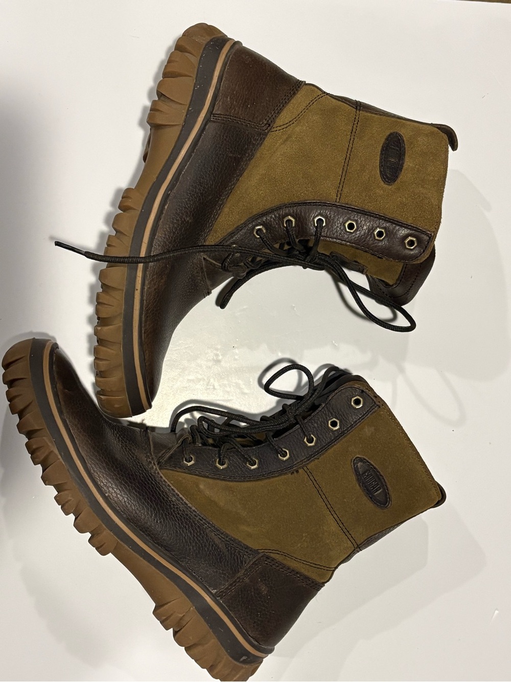 Cougar Brown Lace-Up Outdoor Boots